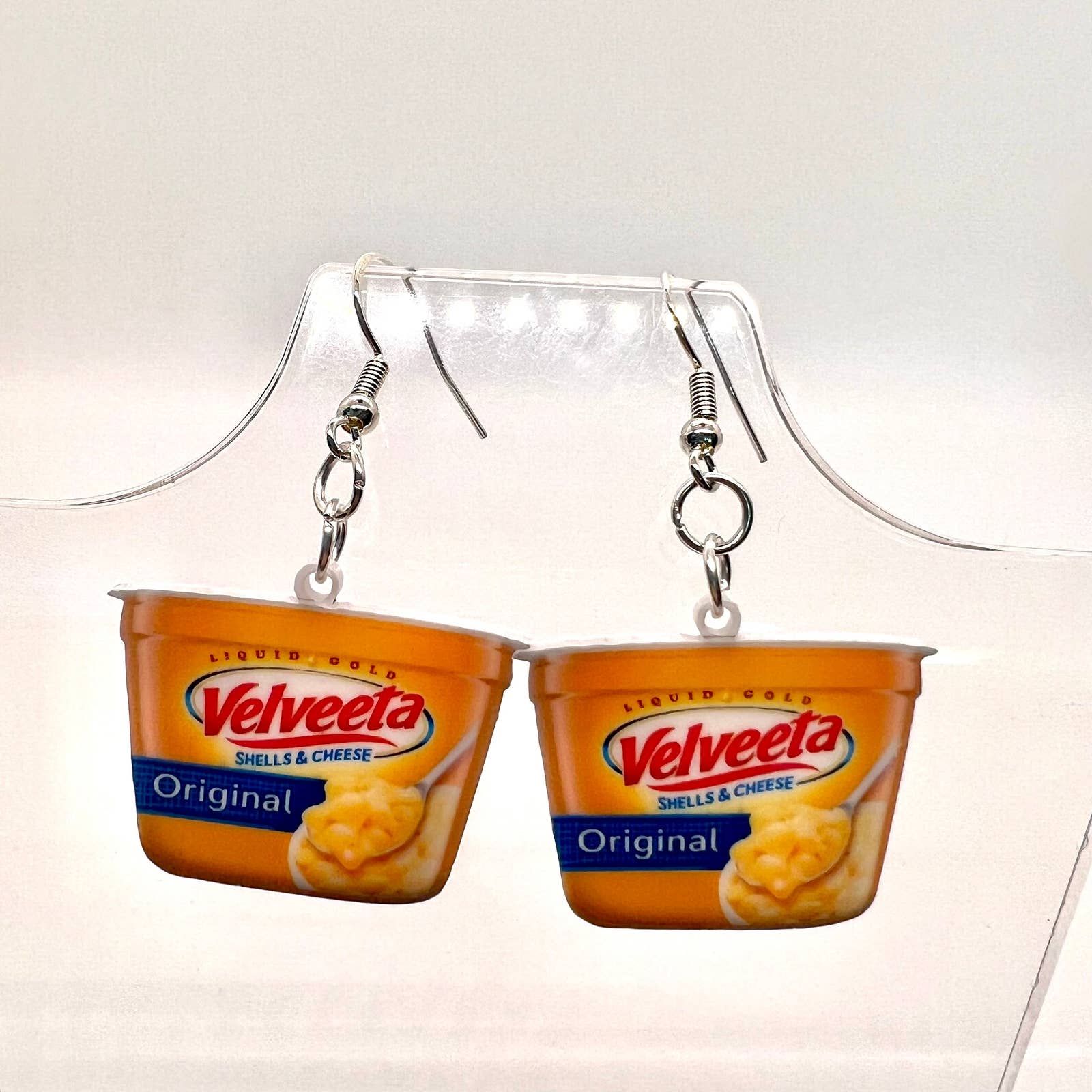 Velveeta Mac Cups Earrings - Mac N Cheese - Teacher Earrings - Teen Earrings